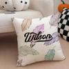 brand classic WWilson Cushion Cover Throw Pillow Cover Hidden Button Durable Polyester Chair Cushion