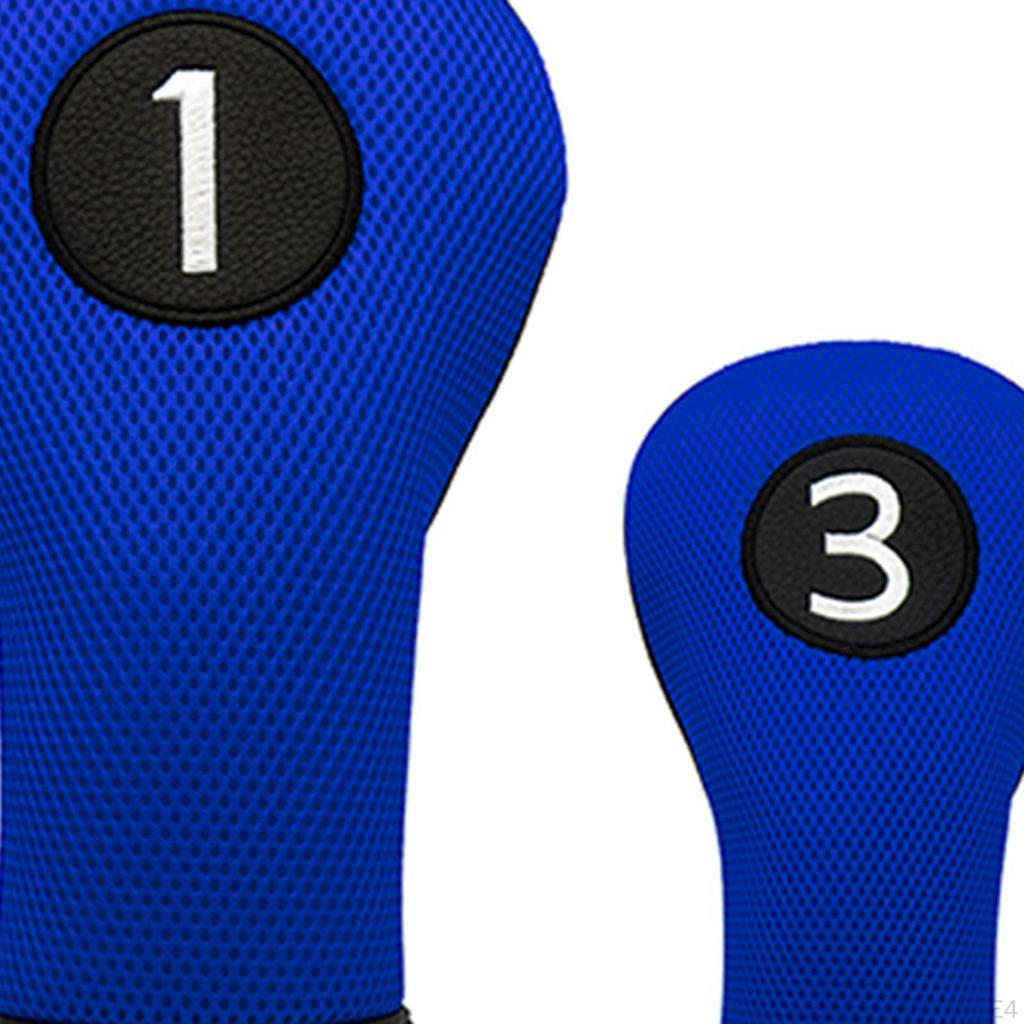 Golf Wood Head Covers Fairway Woods Headcovers Traditional Plain Protective Fits All