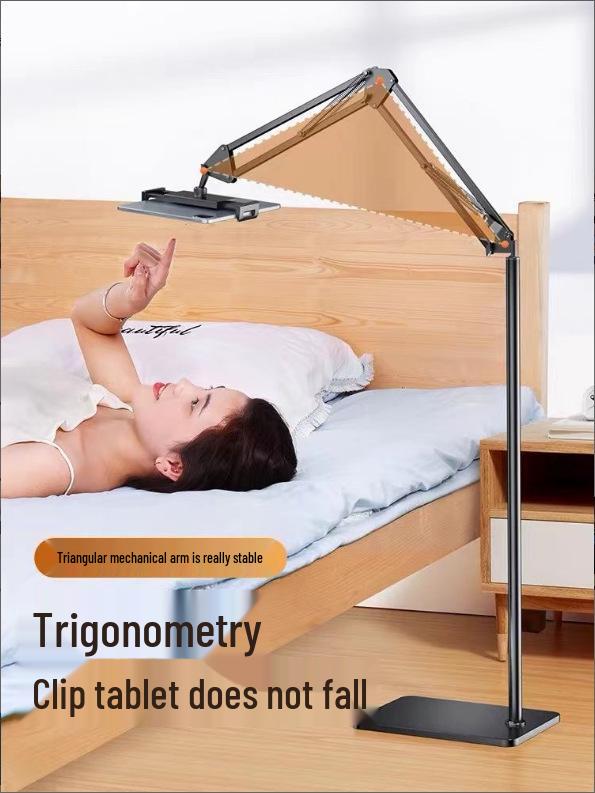 Adjustable Floor & Desktop Universal Tablet Stand