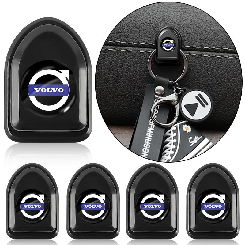 Mini Car Hook Organizer Storage USB Cable Key Storage Self Adhesive Wall Hook For Volvo XC60 XC90 S60 S80 S40 V40 V60 V70 V50 XC70