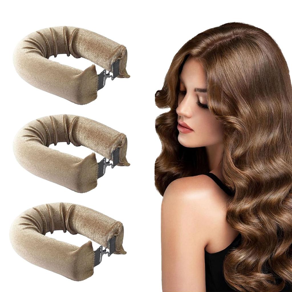 Hitzefreier Lockenstab für Frauen, faules Haar-Locken-Artefakt, europäischer und amerikanischer einfacher Scheiben-Haar-Großwellen-Schlaf-Scheiben-Haar-Gerät