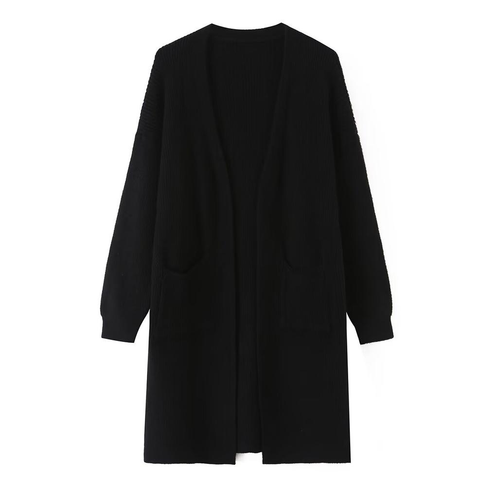 European and American style, new women's clothing, fashionable, casual, versatile, fashionable and foreign style, long cardigan