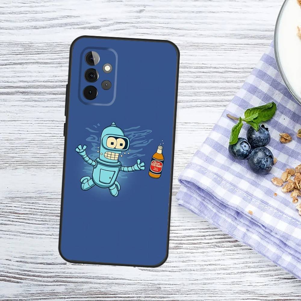 F-Futurama Funny B-Bender Phone Case For Samsung Galaxy A13,A21s,A22,A31,A32,A52,A53,A71,A80,A91 Soft Black Phone Cover