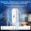 WIFI Temperatur- und Feuchtigkeitssensor IP65 Outdoor Wasserdicht Tuya APP Neuer Hygrometer Thermometer Sensor Unterstützung Alexa Google