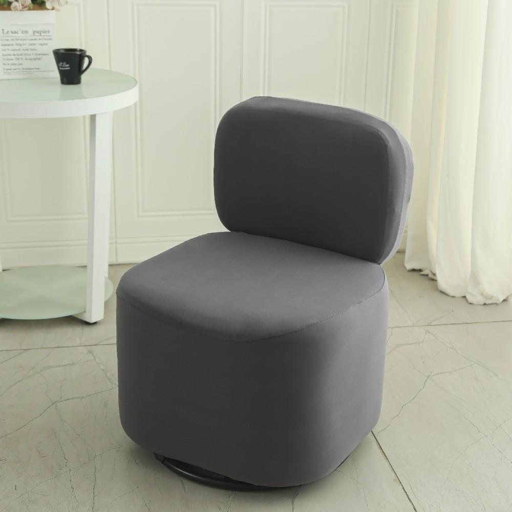 

Jacquard Pattern Mushroom Stool Cover Elastic Slipcovers Low Stool Protective Case Anti-dust Washable