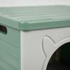 Pet House with Cat Ear Opening Half-Enclosed Crate Easy-Tohygienic Pets