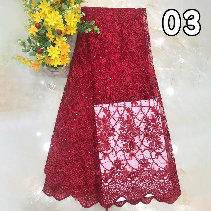 1yard Embroidered Mesh Fabric Cheongsam Dress Costume Dance Wear DIY Sewing Lace Fabric French Design 3D Embroidery Cloth