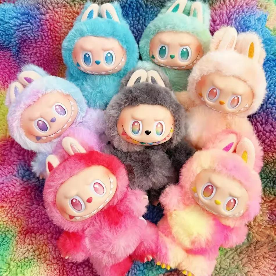 Peněženky na mince a klíčenky / Klíčenky Anime Figurka Labubu Vinylový Přívěsek Panenka Model Hračka Roztomilá Příšerka Klíčenka Hračky Narozeninové Dárky