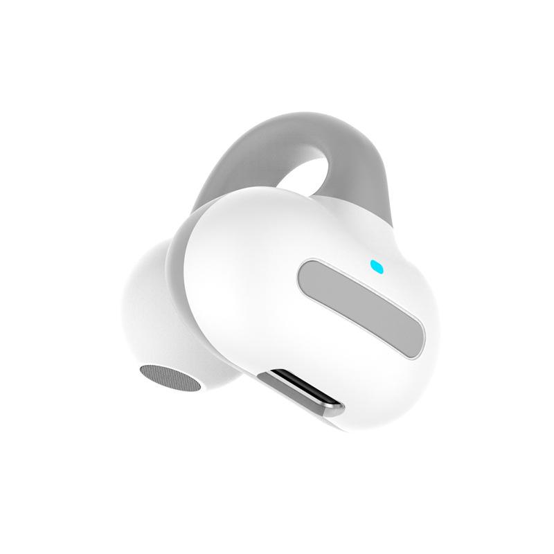 M-S8 Clip-On Bluetooth Earbud: Wireless, Painless Fit for Running and Business, Single Ear Stereo.