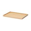 MUJI Stackable Bamboo Rectangular Storage Box with Lid 37×26×2.5cm Clothing Case Storage Case 12047278