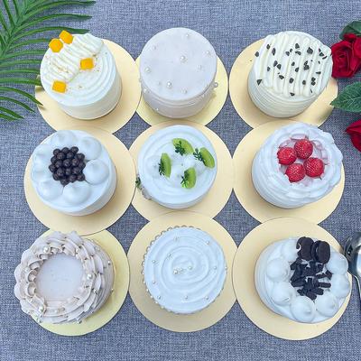A 2-inch Simulated Cake Model Fake Fruit Creative Cream Style Cake Shop Decoration Holiday Party, Birthday Gift