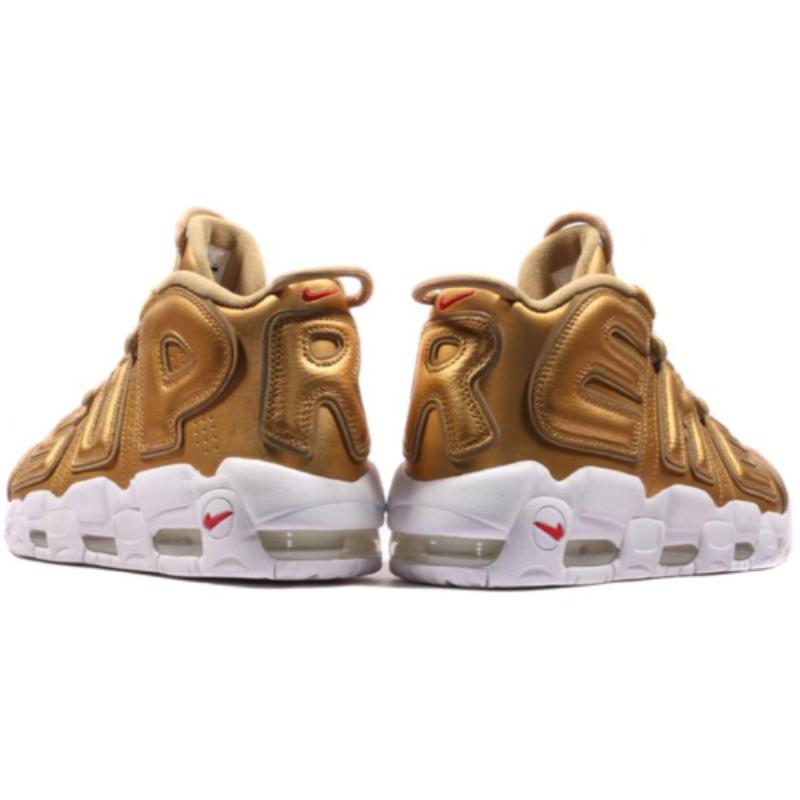 Nike Air More Uptempo Supreme Suptempo Gold Vintage Basketball 902290-700