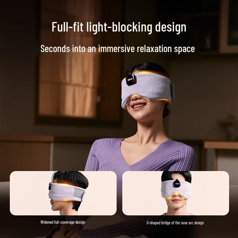 SKG Portable Bluetooth Music Sleep Eye Mask T5 Series