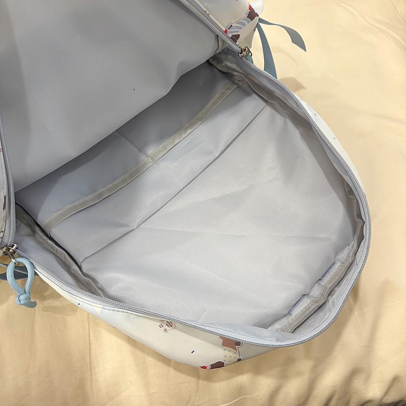 Large Capacity Student Schoolbag Puppy Printed Backpack Women's Lightweight Travel Backpack