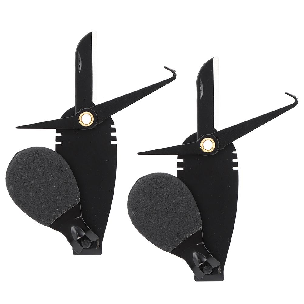 

2Pcs Multifunctional Stainless Steel Fishing Tool Cutting Nipper Clipper Tackle Accessory