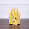 American Country Ceramic Vase Floral Decoration Home Living Room Dining Table Vase Decoration Candy Dried Fruit Storage Tank Jar