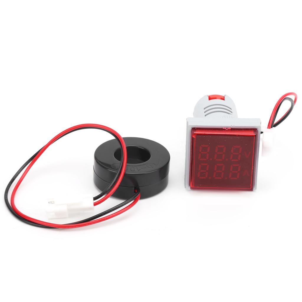 AD16‑22FVA 2in 1 Voltmeter Ammeter Voltage Current Meter Tester Measuring Indicator
