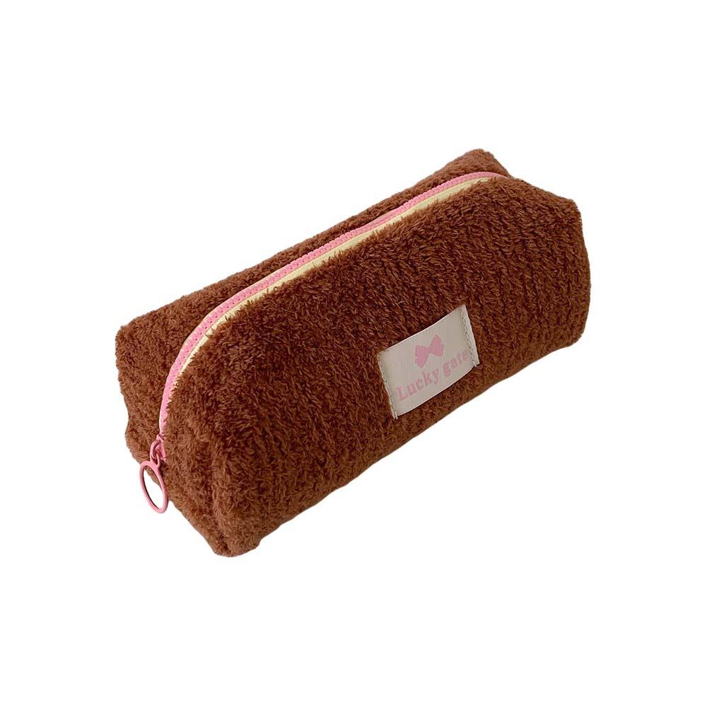 Organizér na psací potřeby Plyšová taštička na psací potřeby Pouzdro na tužky Kosmetická taštička Měkká taštička na tužky