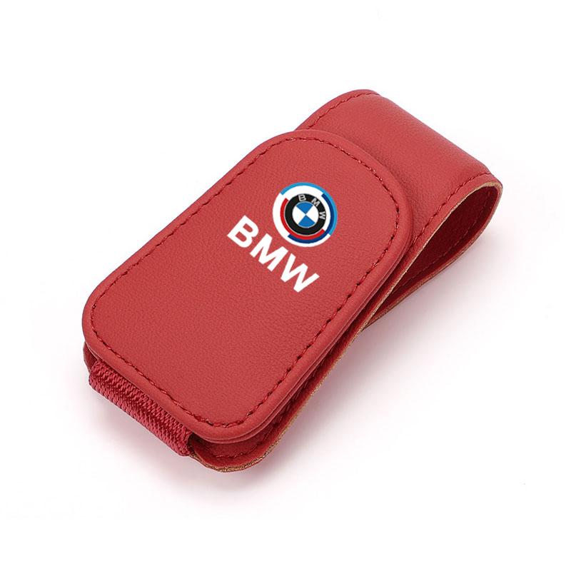 NTSM5 1Pcs Motorcycle Sticker/Car Sun Visor Sunglasses Clip Universal Ticket Card Clamp For BMW G80 G06 G07 G42 G14 G15 G16 F82 F20 X5
