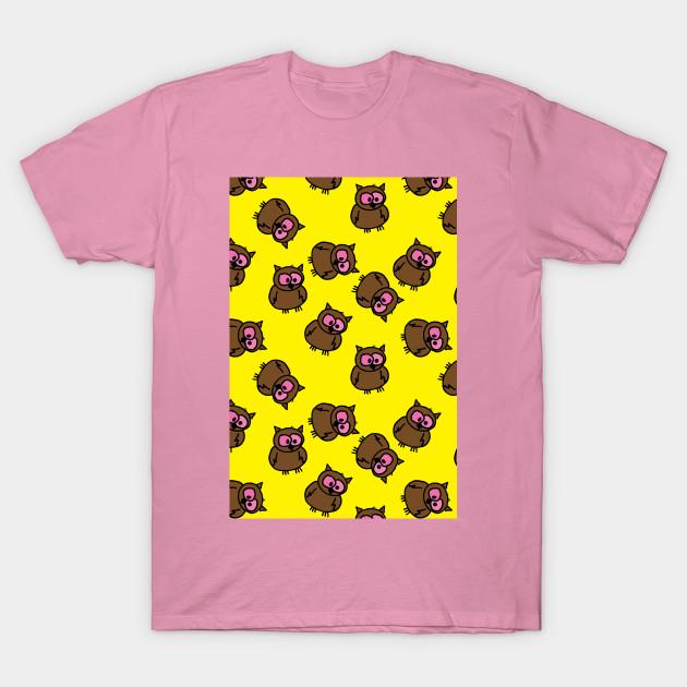 T Shirt Women Owls Harajuku Print Kawaii Tshirt Summer Short Sleeve Female T-Shirt Top Tee