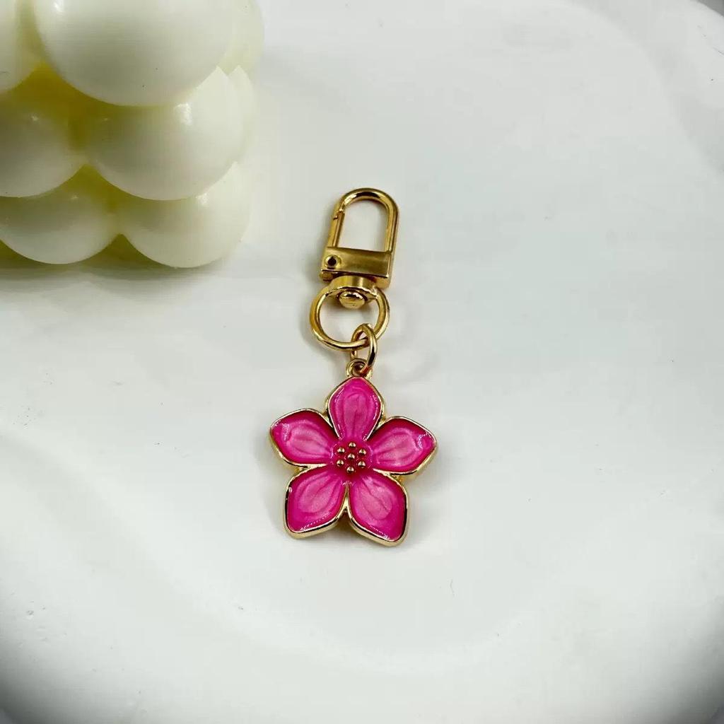 Korean Style Pear Blossom Keychain Pendant – Sweet Girl Accessory