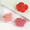 Sweet Acetic Acid Hair Claw Japanese Style Flower Hairgrips Peach Blossom Shark Clip  Daily