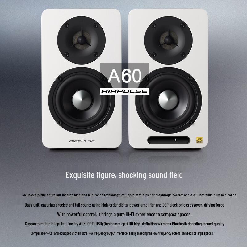 EDIFIER AIRPULSE A60 Hi-Fi Bluetooth Desktop Speakers (CN version)