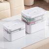 Multilayer Medicines Organizers Box With Clear Lid Large Capacity Portable Storage For Household Emergency Use