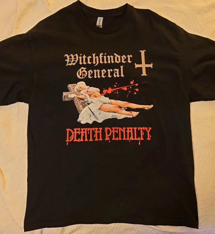 Unisex Short Sleeve Crew Neck Cotton T Shirt Witchfinder General Death Penalty XXXXL