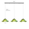 Green Glass Pendant Lamp Retro Drifting Window Bedhead Clothing Store Bar Creative LED Chandelier Home Decor Light Hanging Room