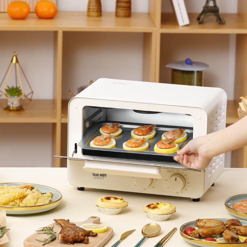 12L Multifunctional Mini Electric Oven with Mirror Finish