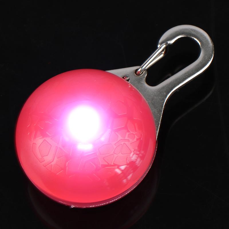 Guler de câine cu clips pentru lumini cu LED pentru siguranță impermeabilă, plimbări nocturne, pisică, câine