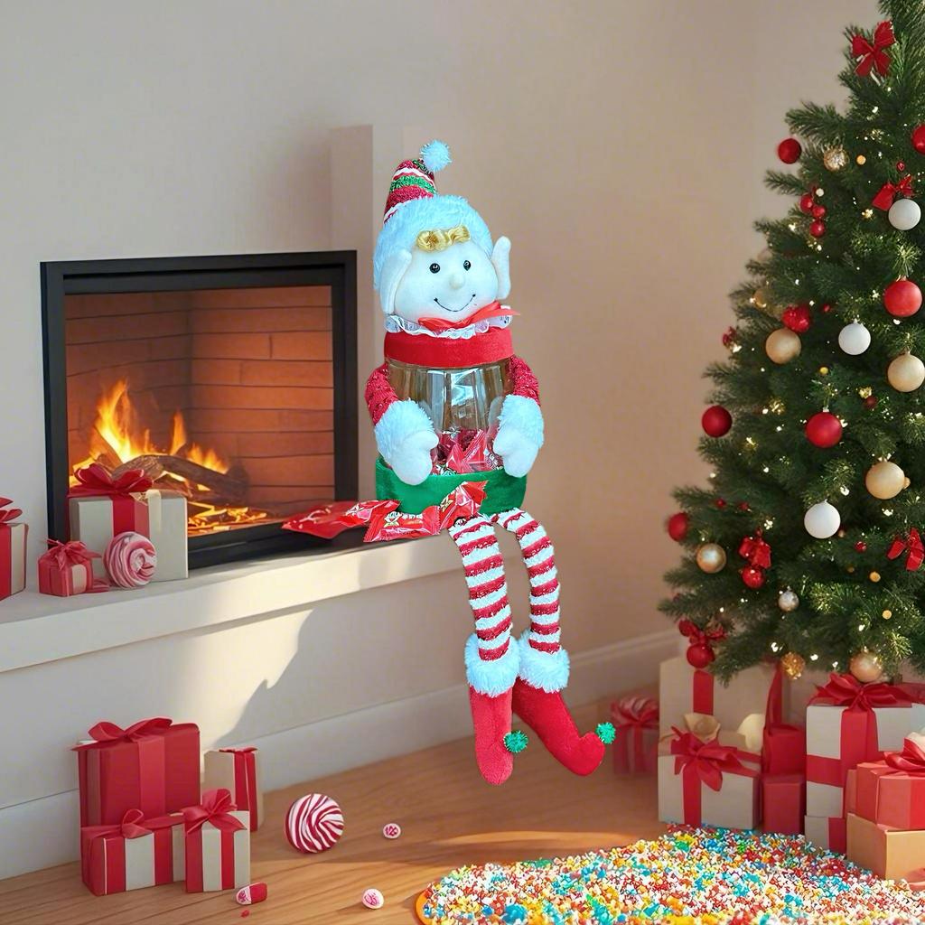 Cross-Border Rudolph Gnome Christmas Plush Toy - Holiday Ornament