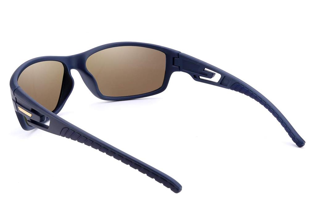 Feisedy TR90 Polarized Sports Sunglasses with UV Protection for and Ultra B2616 Men's Golf, Fishing, Running, Baseball, Cycling, Lightweight,