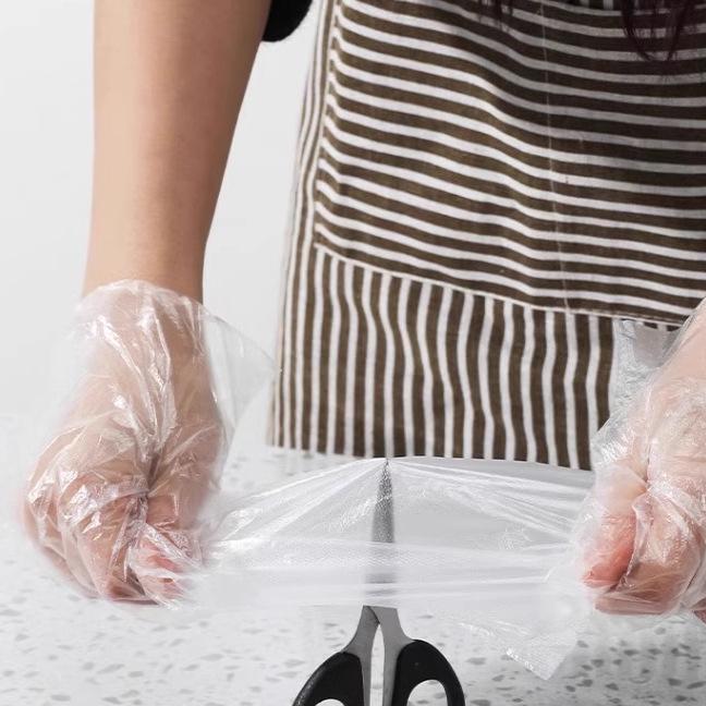 Verpackte Transparente Lebensmittelgeeignete Verdickte Einweg-Cateringhandschuhe