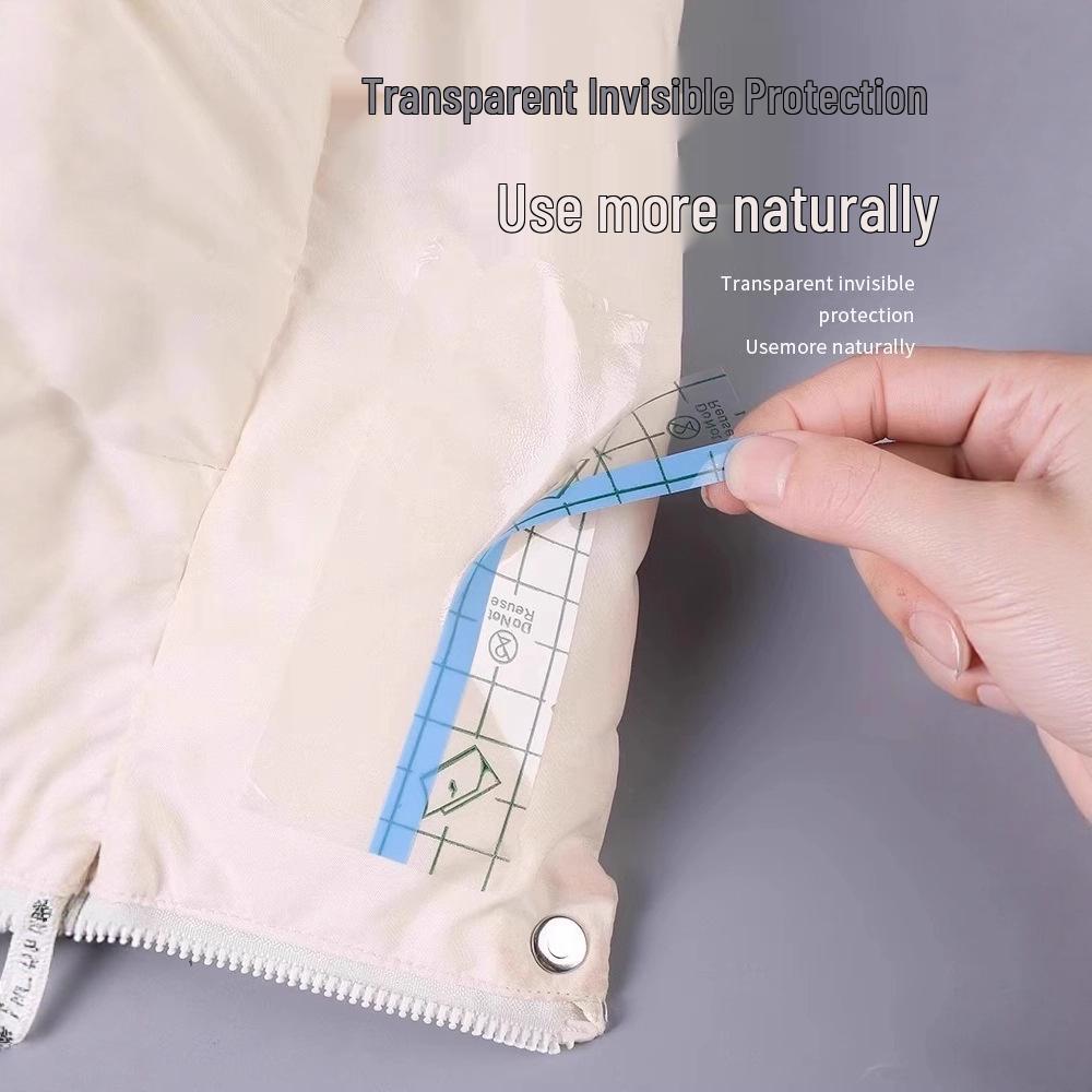 Newcomer Exclusive: Transparent Disposable Anti-Dirty Stickers for Jacket Cuffs & Collars