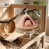 Handmade Weave Parrot Hammock Windproof Bird Hanging Bed Decorative Parrot Bed House  Small Animal