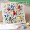 100 Pièces Autocollants Mini Abeilles Coccinelles en Bois Auto-adhésifs Colorés Coccinelle Peinte Bricolage Scrapbooking Décoration Fête de Jardin Maison