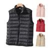 Puffer Vest for Women Slim Fit Lightweight Quilted Sleeveless Jacket Zip Up Stand Collar Padded Down Coat Winter Warm Outerwear