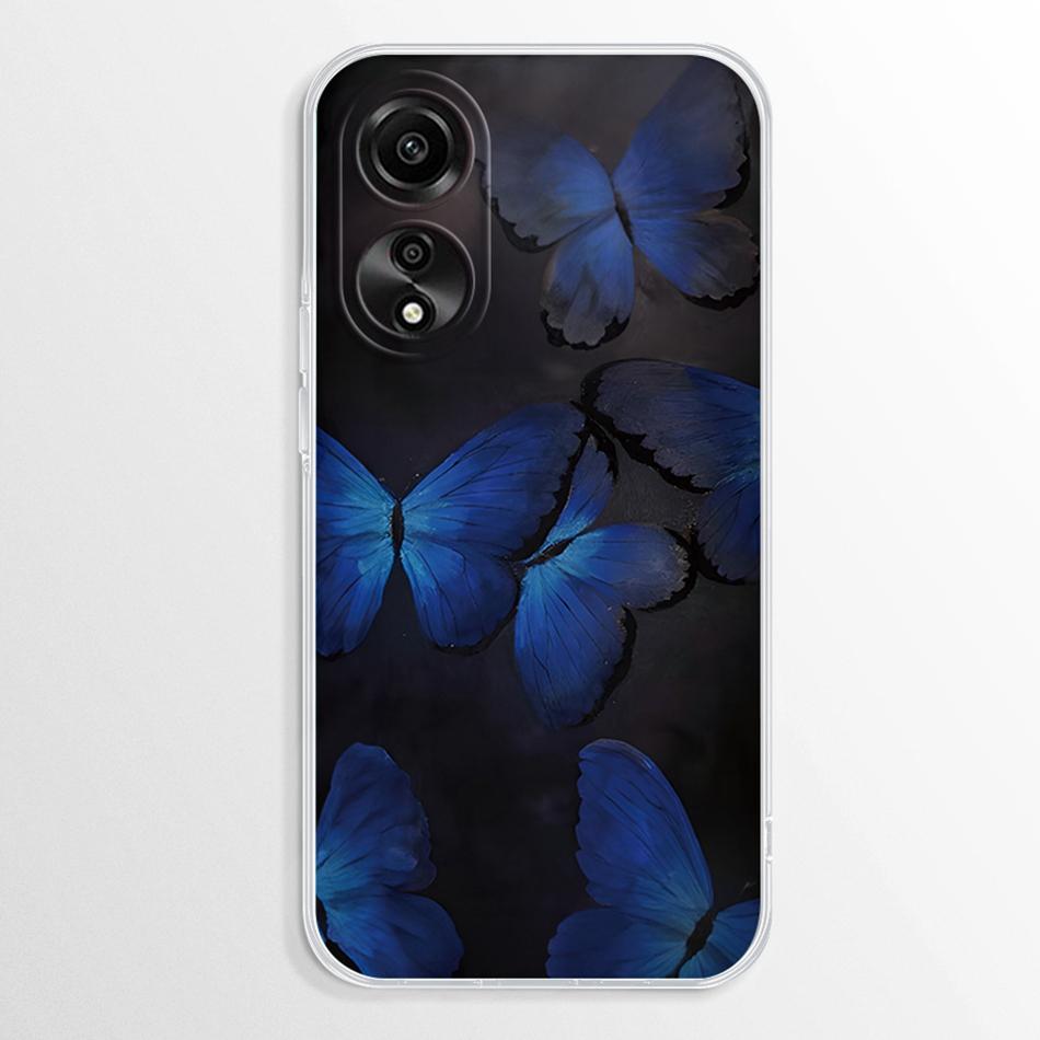 Pentru Oppo A38 A18 A78 A58 4G Carcasă Fundas Marmură Transparentă TPU Rezistentă la Șocuri Coque Pentru OppoA78 OppoA58 OppoA38 OppoA18 4G Moale Capa Carcase