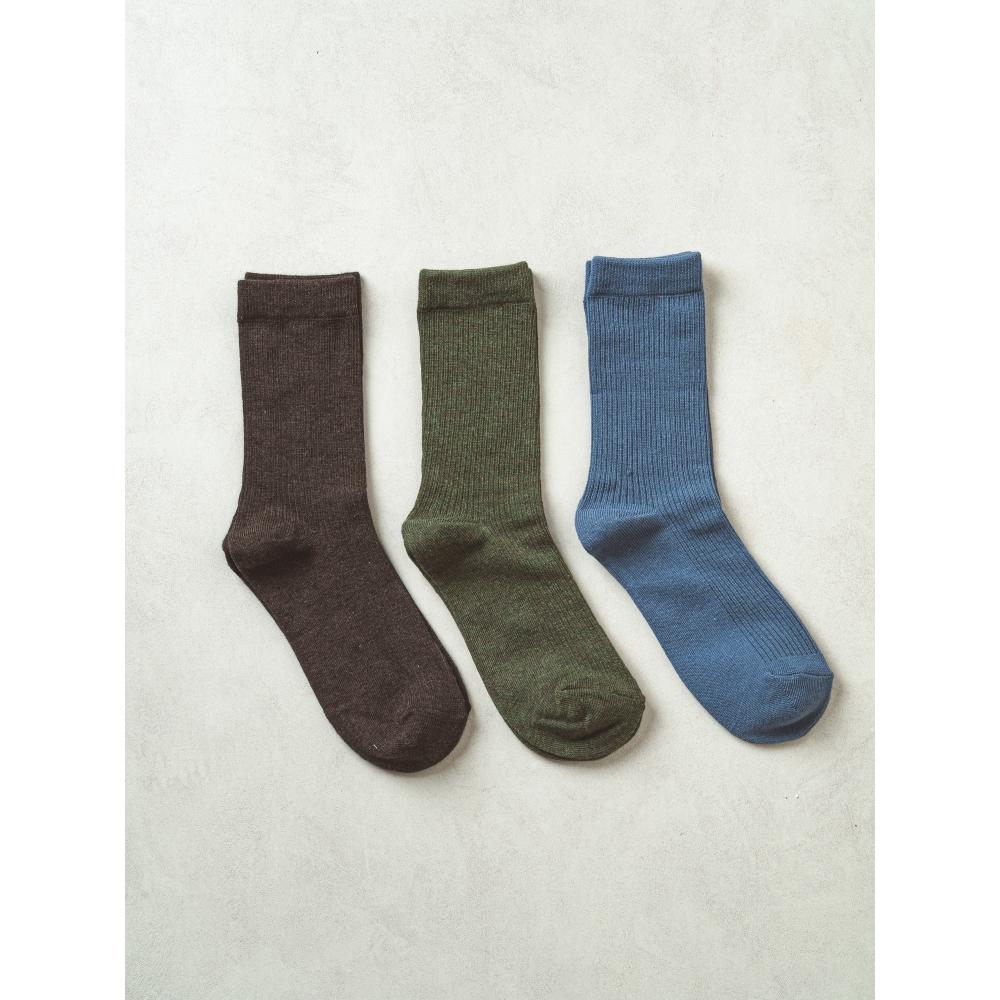 Monfoot Men S Long Neck SockS  Set Of 3  Color