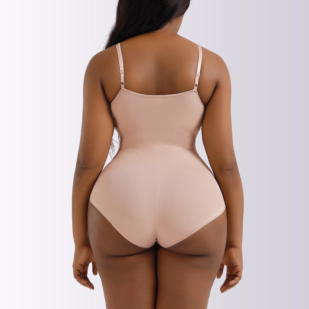 Body modellante da donna, body modellante con controllo della pancia, body modellante senza cuciture con vita stretta