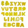Handmade Tabletop Decoration Mold Large Alphabet Ornaments Epoxy Resin Mold A-Z Letters Home Decorations Silicone Mould