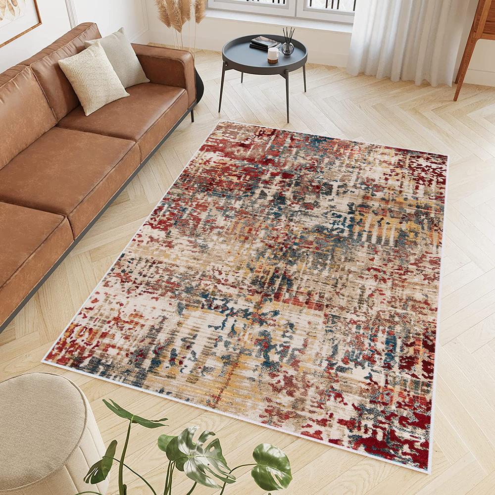 

Моющийся ковер с принтом Rovigo Home RVGHOME0615 50x80 бордовый