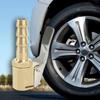 8mm Solid Brass Tire Valve Clip Pump Nozzle Clamp Quick Connect Universal Air Chuck Inflator Pump Adapter Thread Connector