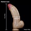 Spuer Bigger Realistic Dildos Penis with Suction Cup Adult Sexy Toys for Woman Men Vagina Anal Massage Stimulator