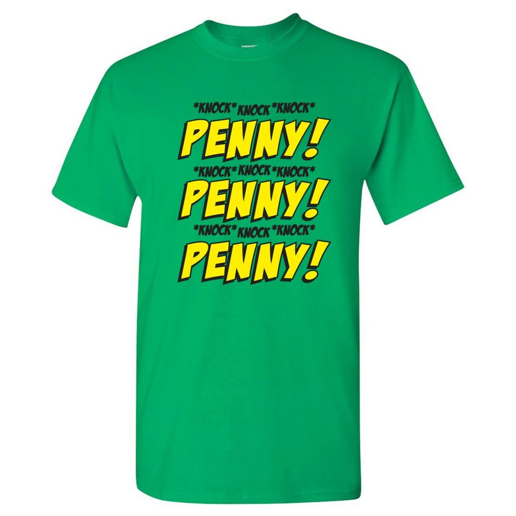 Knock Knock Knock Penny Funny Sheldon Quote TV Show T Shirt