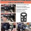 Universal Splitter Pump Mounting Bracket for 5-7Hp Engines High Impact Resistance Easy Installation
