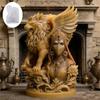 Artistic Lioness Wing Masked Lady Silicone Mould For Handmade Candle Soaps And Unique Decoration Items