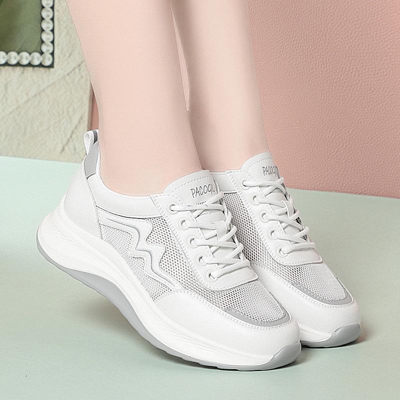 

Модная сетчатая женская обувь Универсальная обувь на толстой подошве для путешествий Женские балетки Летняя повседневная обувь Дышащая сетчатая обувь Удобная 36